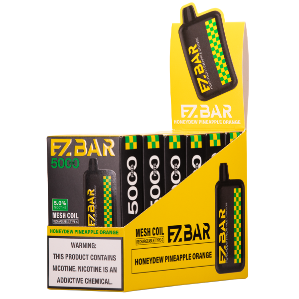 Honeydew Pineapple Orange EZBAR 5000 10-Pack Wholesale