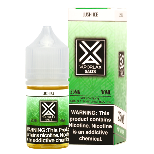 Browse wholesale Lush Ice flavored vape juice in 25mg & 50mg, made by VaporLax