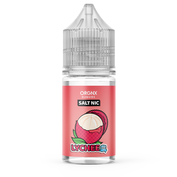 Lychee Ice Orgnx Salt Nic Vape Juice Wholesale