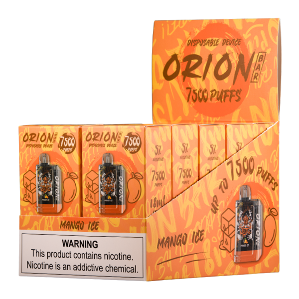 Mango Ice Orion Bar 7500 for Wholesale 10-Pack