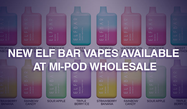 New Elf Bar Vapes Available at Mi-Pod Wholesale