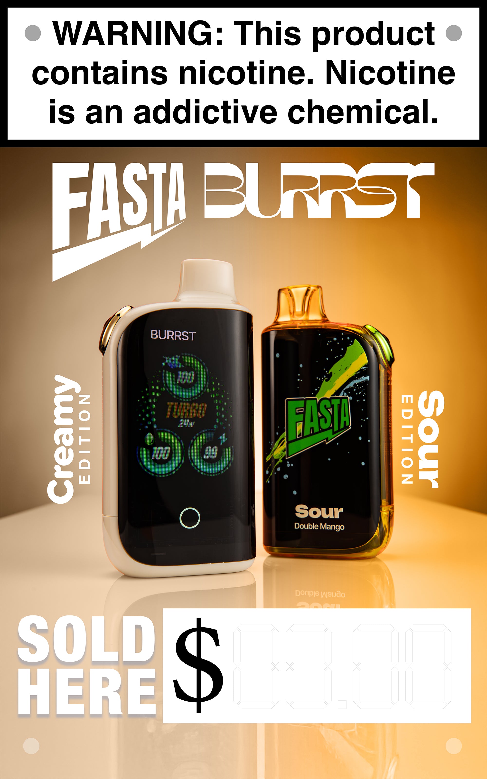FASTA Burrst 35000 - Vinyl Banner