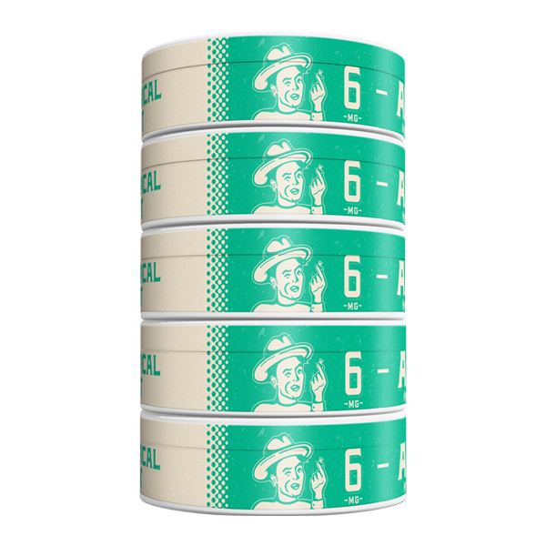 5 pack of 6mg Tropical Fruit ALP Pouches for Wholesale
