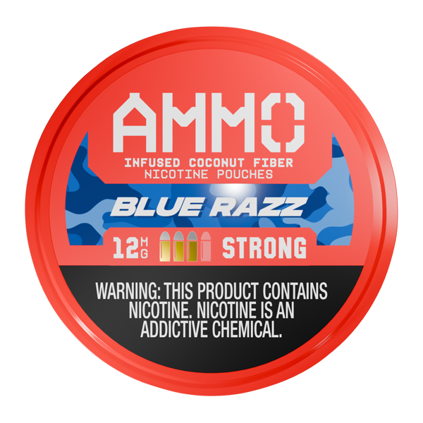 Blue Razz AMMO Pouches (Strong) for Wholesale