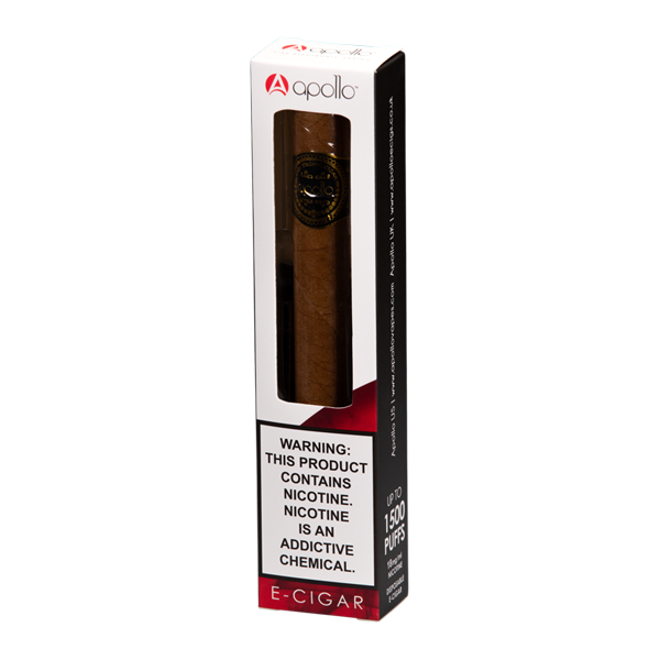 Apollo E-Cigars Disposables Single Box for Wholesale
