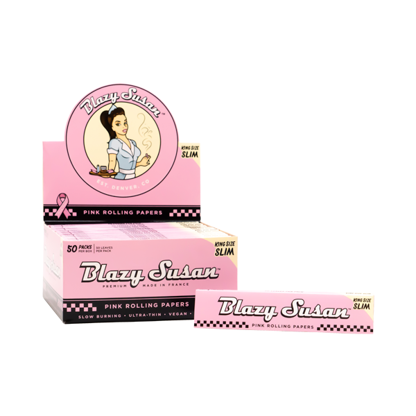 BLAZY SUSAN Rolling Papers - King Size Slim 50ct