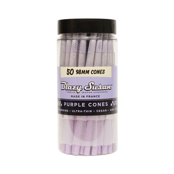 BLAZY SUSAN Pre-Rolled Cones - 98mm Size 50ct Jar