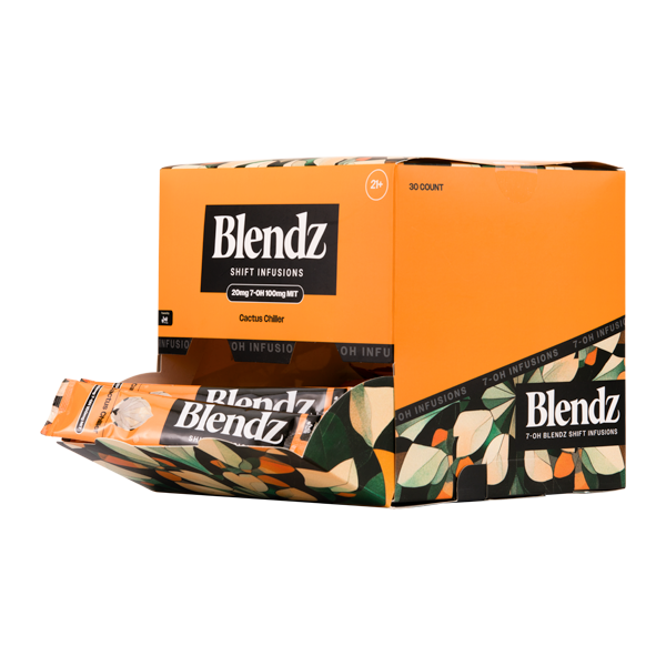Cactus Chiller BLENDZ Shift Infusions 7OH Drink Mix- 30CT for Wholesale