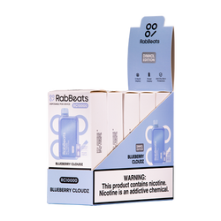 Blueberry Clouds Rabbeats RC10000 Vape 5-Pack for Wholesale