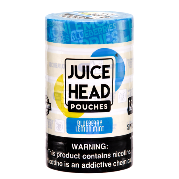 Blueberry Lemon Mint Juice Head Nicotine Pouches 12mg 5-Pack for Wholesale