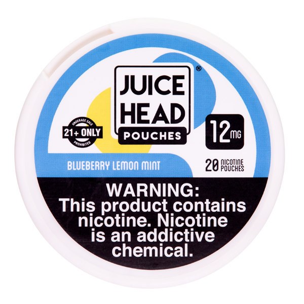 Blueberry Lemon Mint Juice Head Nicotine Pouches 12mg for Wholesale
