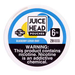 Blueberry Lemon Mint Juice Head Nicotine Pouches 6mg for Wholesale