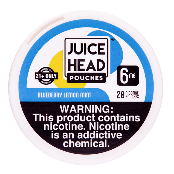 Blueberry Lemon Mint Juice Head Nicotine Pouches 6mg for Wholesale