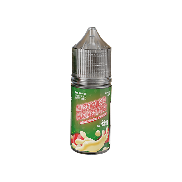 Gingerbread Crunch Custard Monster Nic Salt by Monster Labs
