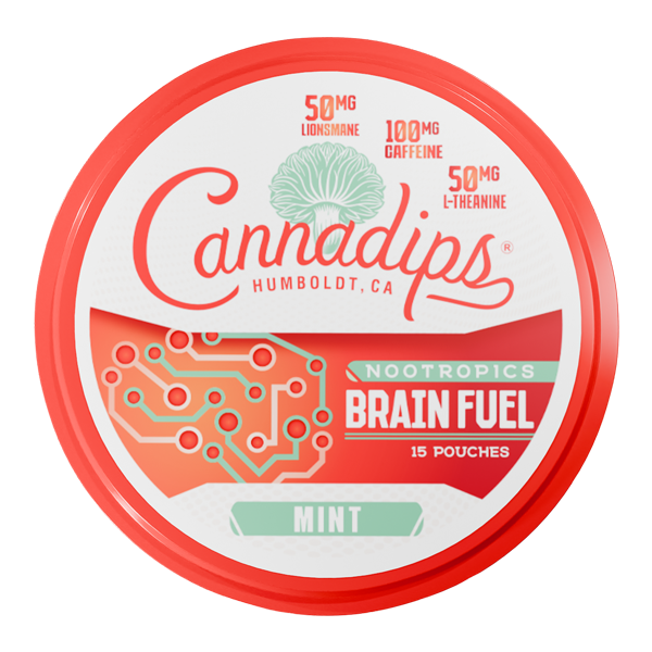 Mint Cannadips Brain Fuel Pouches for Wholesale