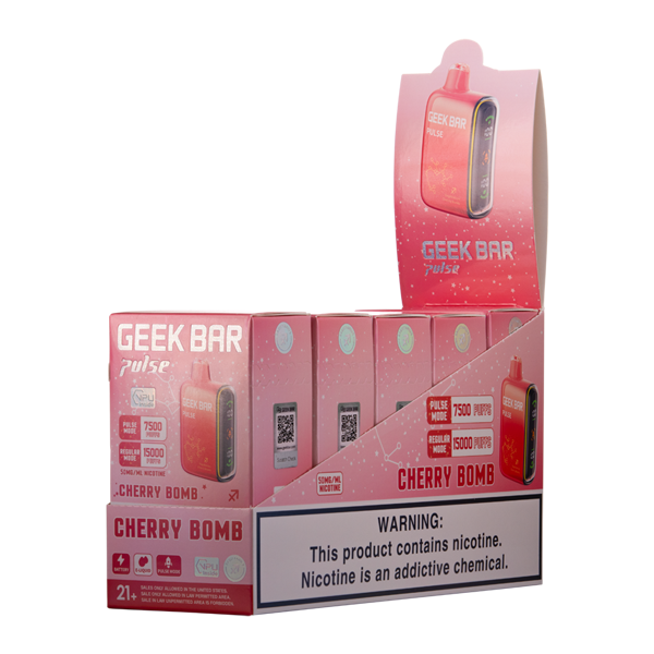 Cherry Bomb Geek Bar Pulse Wholesale - Sagittarius 5-Pack