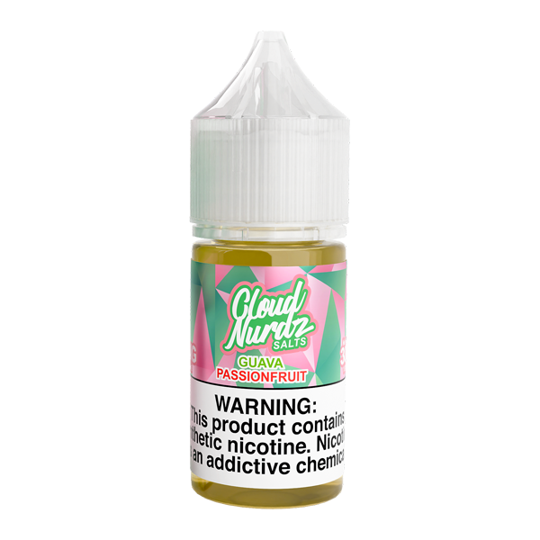 Guava Passion Fruit Cloud Nurdz Salts 30ml for Wholesale
