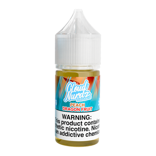 Iced Peach Dragon Fruit Cloud Nurdz Salts 30ml