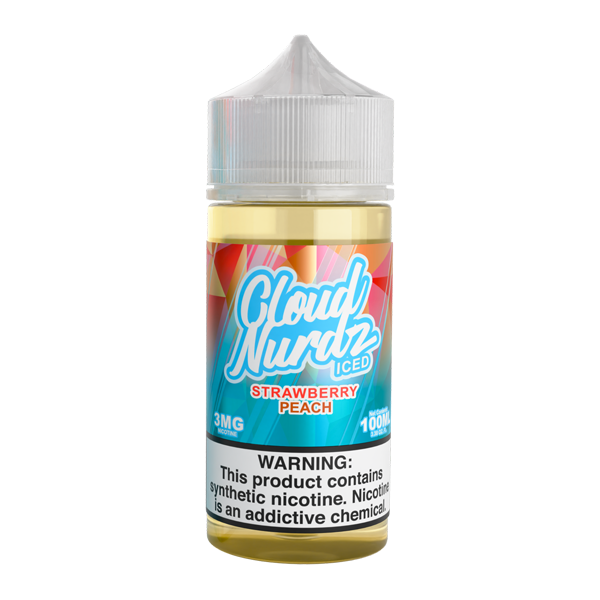 Iced Strawberry Peach Cloud Nurdz 100ml