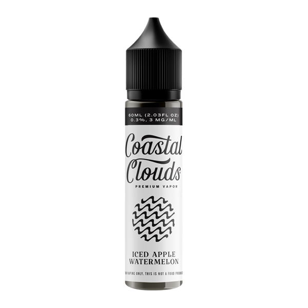 Apple Watermelon ICED - Coastal Clouds TFN E-Juice 60ml for Wholesale