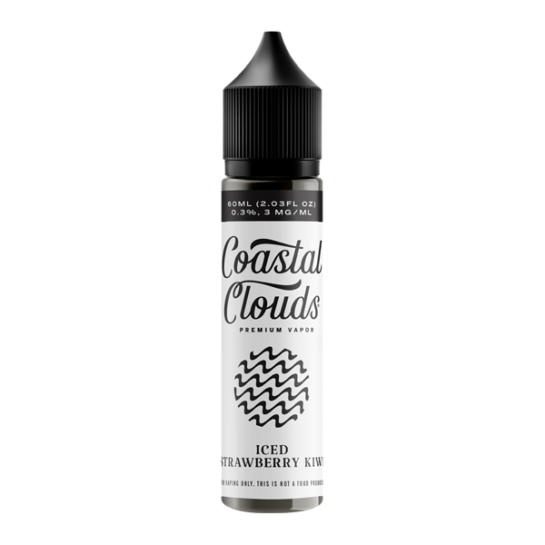 Strawberry Kiwi ICED - Coastal Clouds TFN E-Juice 60ml for Wholesale