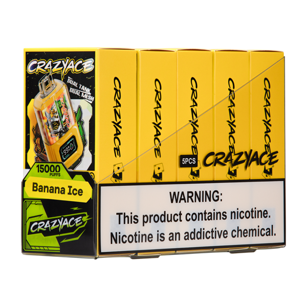 Banana Ice Crazy Ace B15000 5-Pack for Wholesale