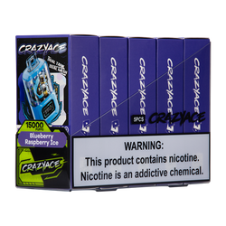 Blueberry Raspberry Ice CrazyAce B15000 for Wholesale 5-Pack