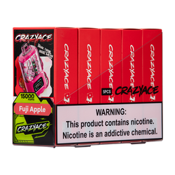 Fuji Apple B1500 Crazy Aces Disposables Device For Wholesale 5-Pack