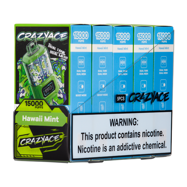 Hawaii Mint CrazyAce B15000 5 Pack For Wholesale