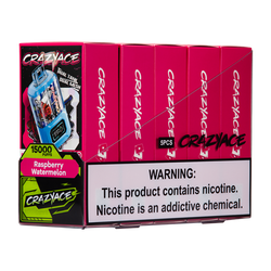 Raspberry Watermelon B15000 Crazy Aces Disposables Device for Wholesale 5-Pack