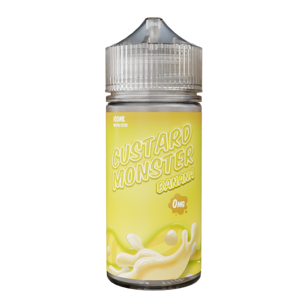 Banana MONSTER LABS Custard Monster ZERO Nicotine 100ml for Wholesale