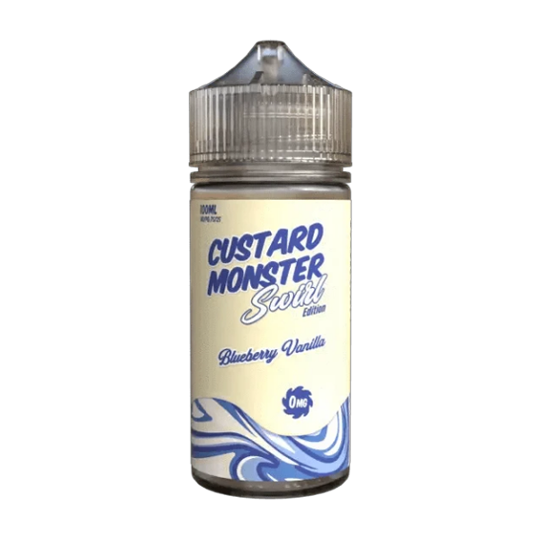 Blueberry Vanilla Custard Monster Swirl Edition eJuice by Monster Labs Zero Nicotine 100ml for Wholesale