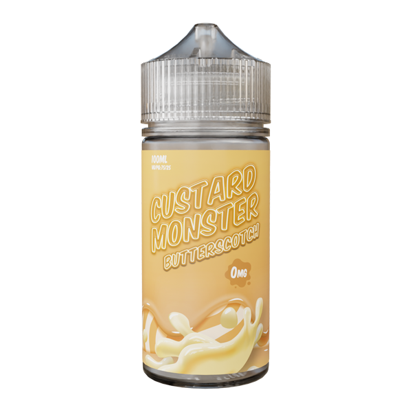 Butterscotch MONSTER LABS Custard Monster ZERO Nicotine 100ml for Wholesale
