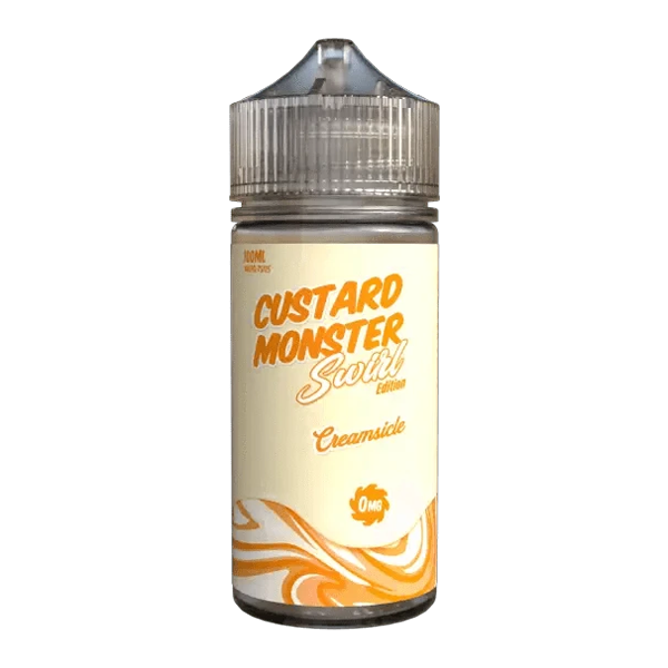 Creamsicle Custard Monster Swirl Edition eJuice by Monster Labs Zero Nicotine 100ml for Wholesale