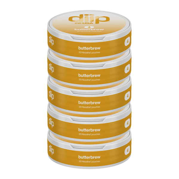 4 Butterbrew DIIP Reset Nixodine 5 pack of Pouches for Wholesale