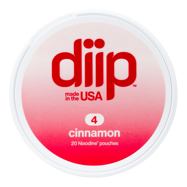 4 Cinnamon DIIP Reset Nixodine Pouches for Wholesale