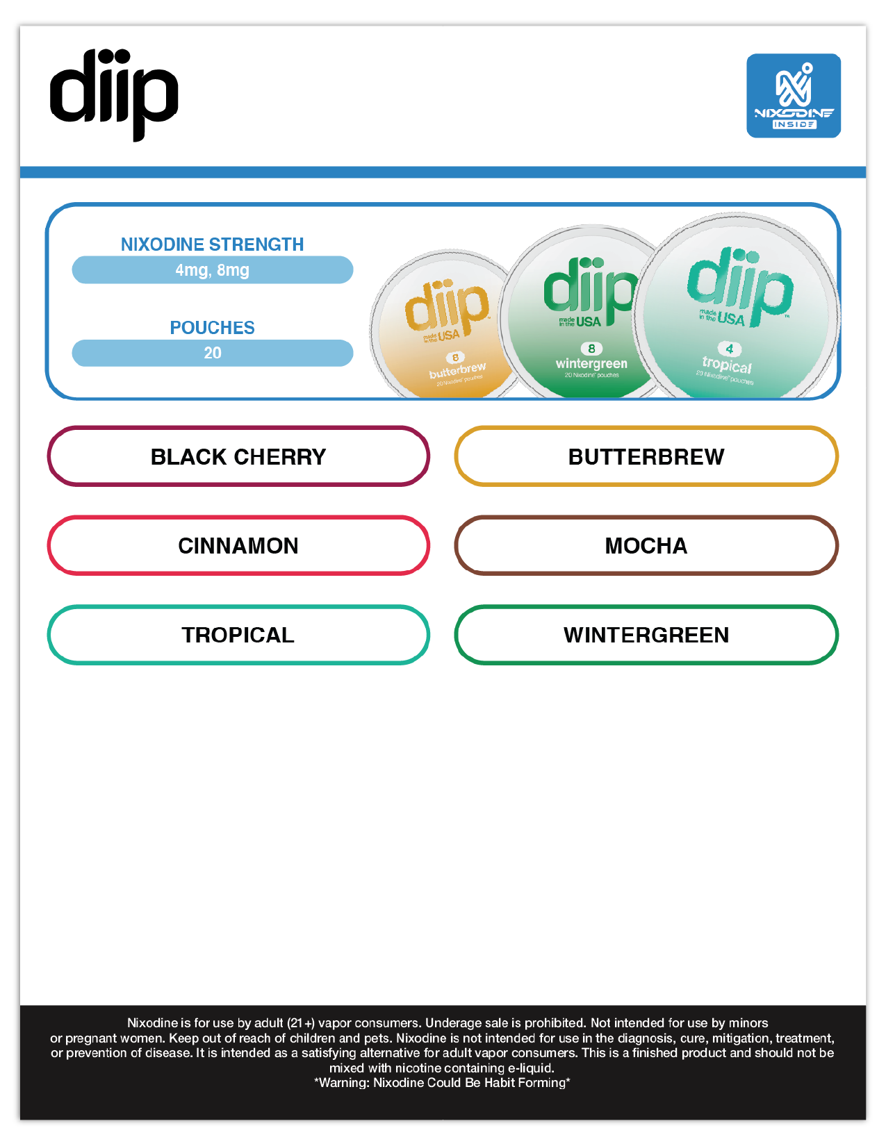 DIIP Pouches