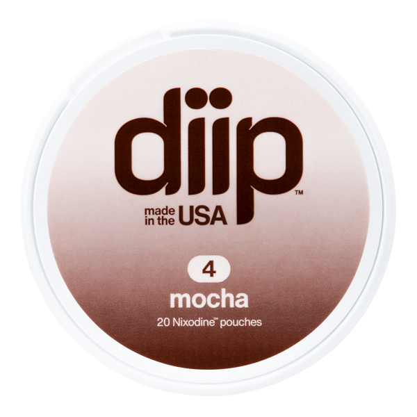 4 Mocha DIIP Reset Nixodine Pouches for Wholesale