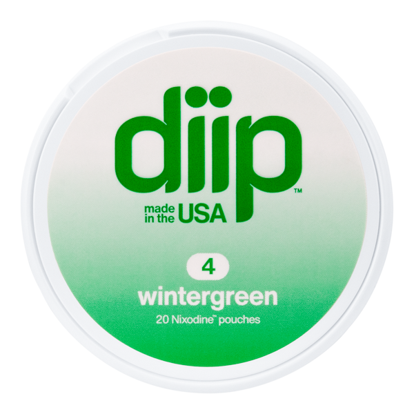 4 Wintergreen DIIP Reset Nixodine Pouches for Wholesale