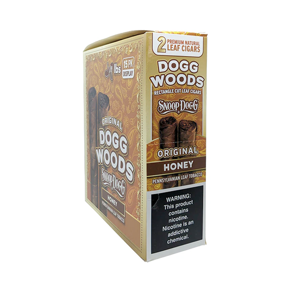 Dogg Woods Natural Leaf Cigars (Honey)- Master case for Wholesale