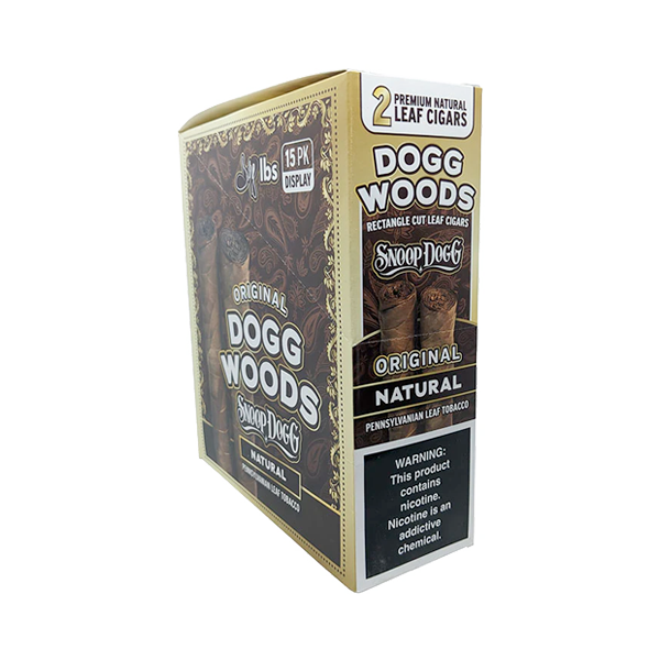 Dogg Woods Natural Leaf Cigars (Natural)- Master case for Wholesale
