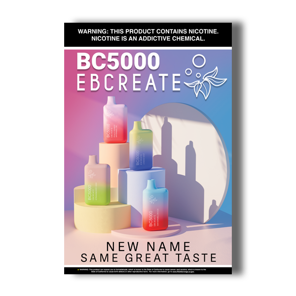 EBCREATE  BC5000 Poster for Retail Shop