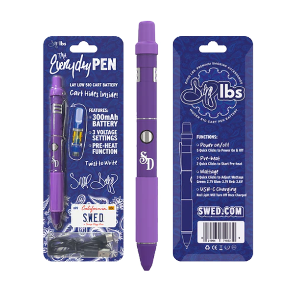 DOGG LBS Tha Everyday Pen- Purple 2 for Wholesale
