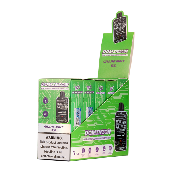 5 pack of Grape Mint EVO Dominion 16K