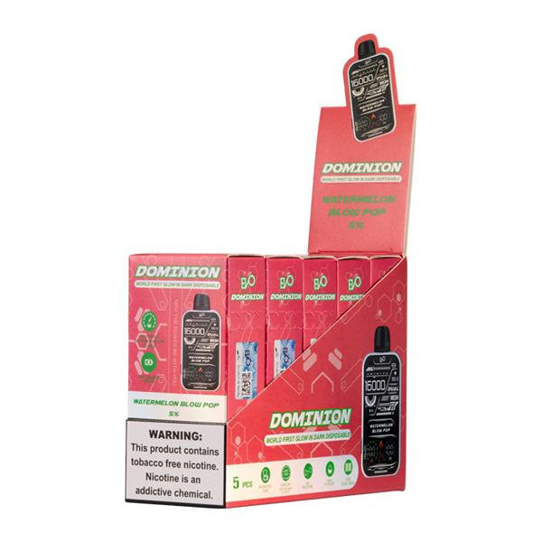 5 pack of Watermelon B-Pop EVO Dominion 16K