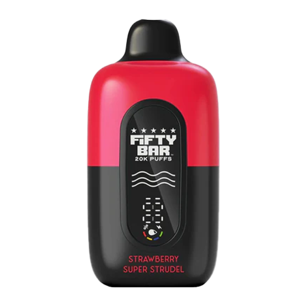 Strawberry Super Strudel Fifty Bar 20K Vape for Wholesale