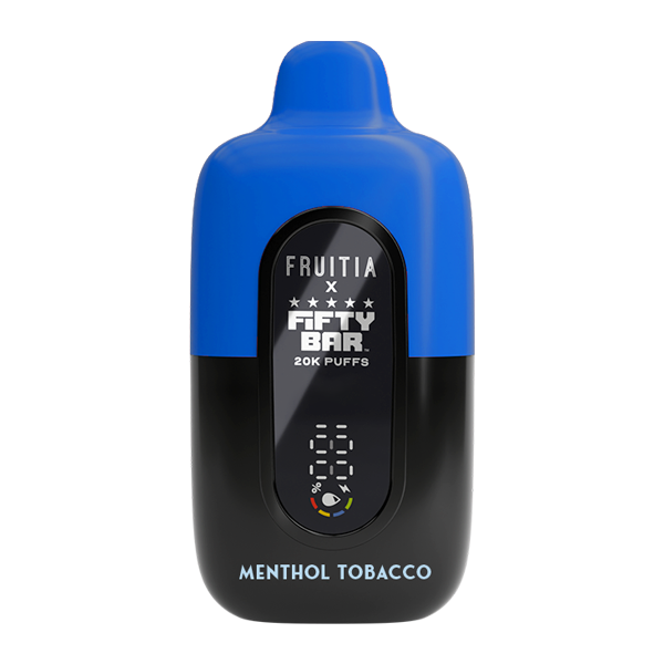 Menthol Tobacco FRUITIA X Fifty Bar 20K for Wholesale