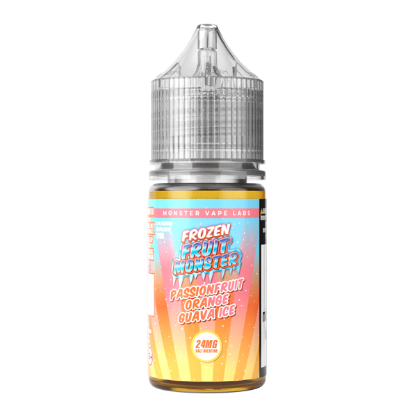 Passion Fruit Orange Guava Ice Frozen Fruit Monster Salt by Monster Labs for Wholesale