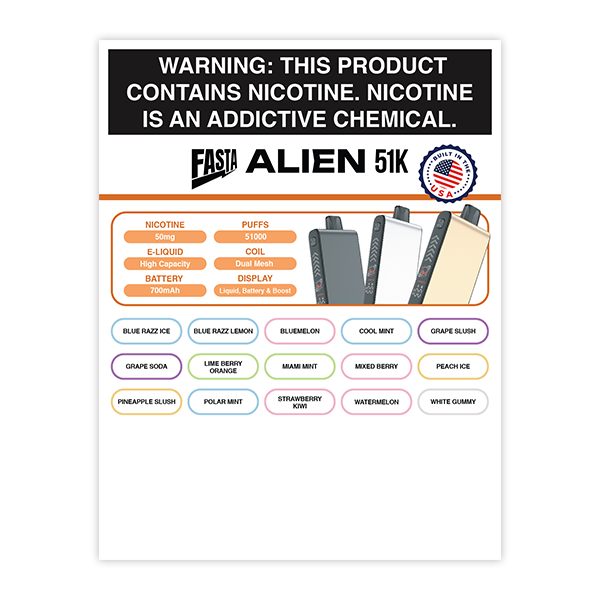 FASTA Alien 51K Lamination