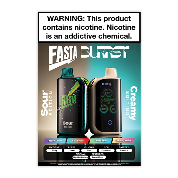 Fasta Burrst 35000 - Poster